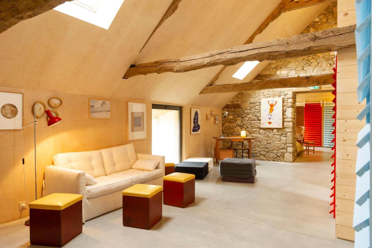 La Ferme Du Golf, Gite Atypique Et Artistique Lancieux Buitenkant foto